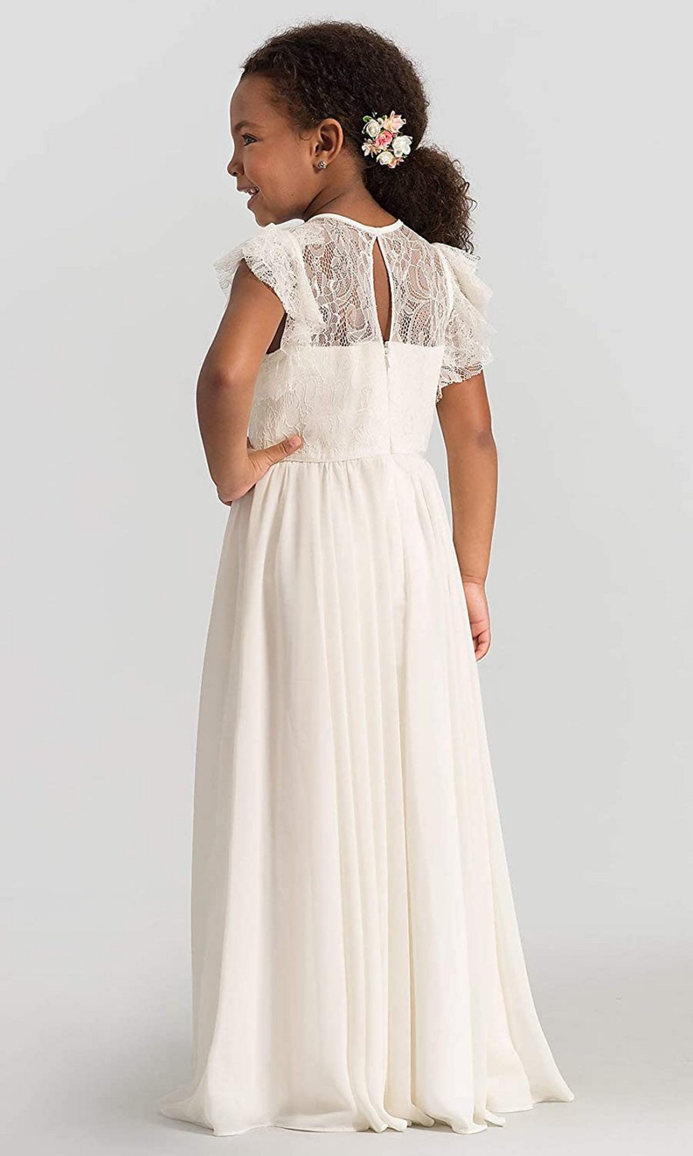 Kommunionkleider: Schönes schlichtes Kleid in weiß