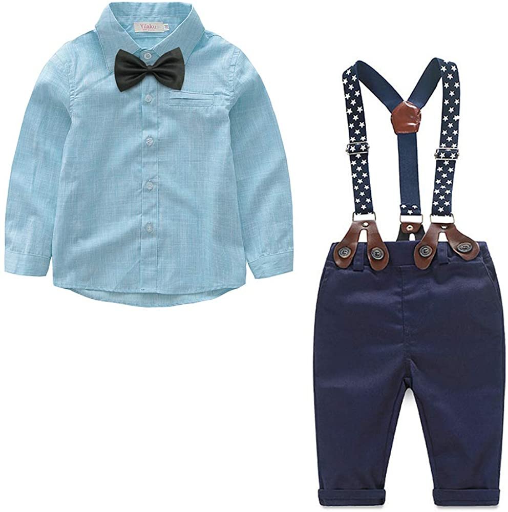 Taufanzug als Set für Baby und Junge in himmelblau