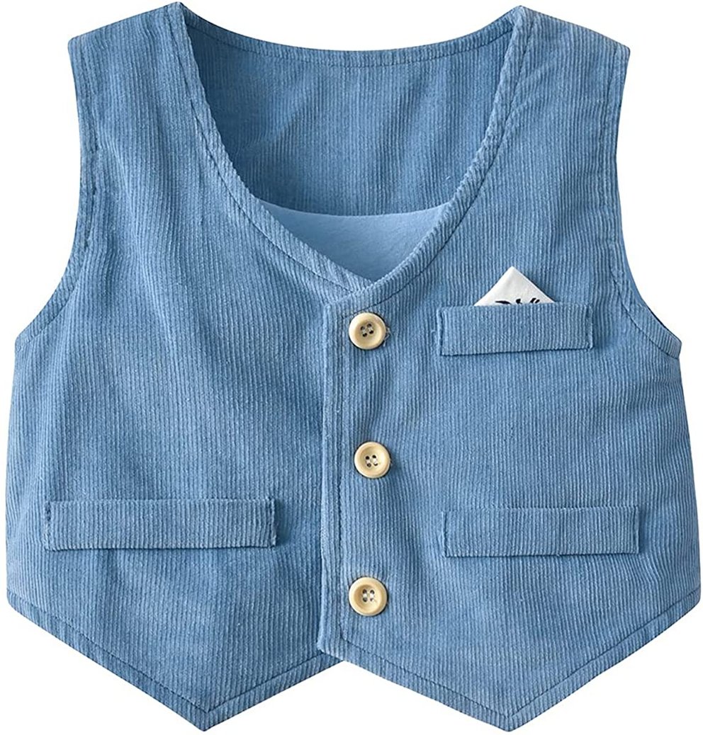 Taufanzug für Babys und Jungs als Set in blau