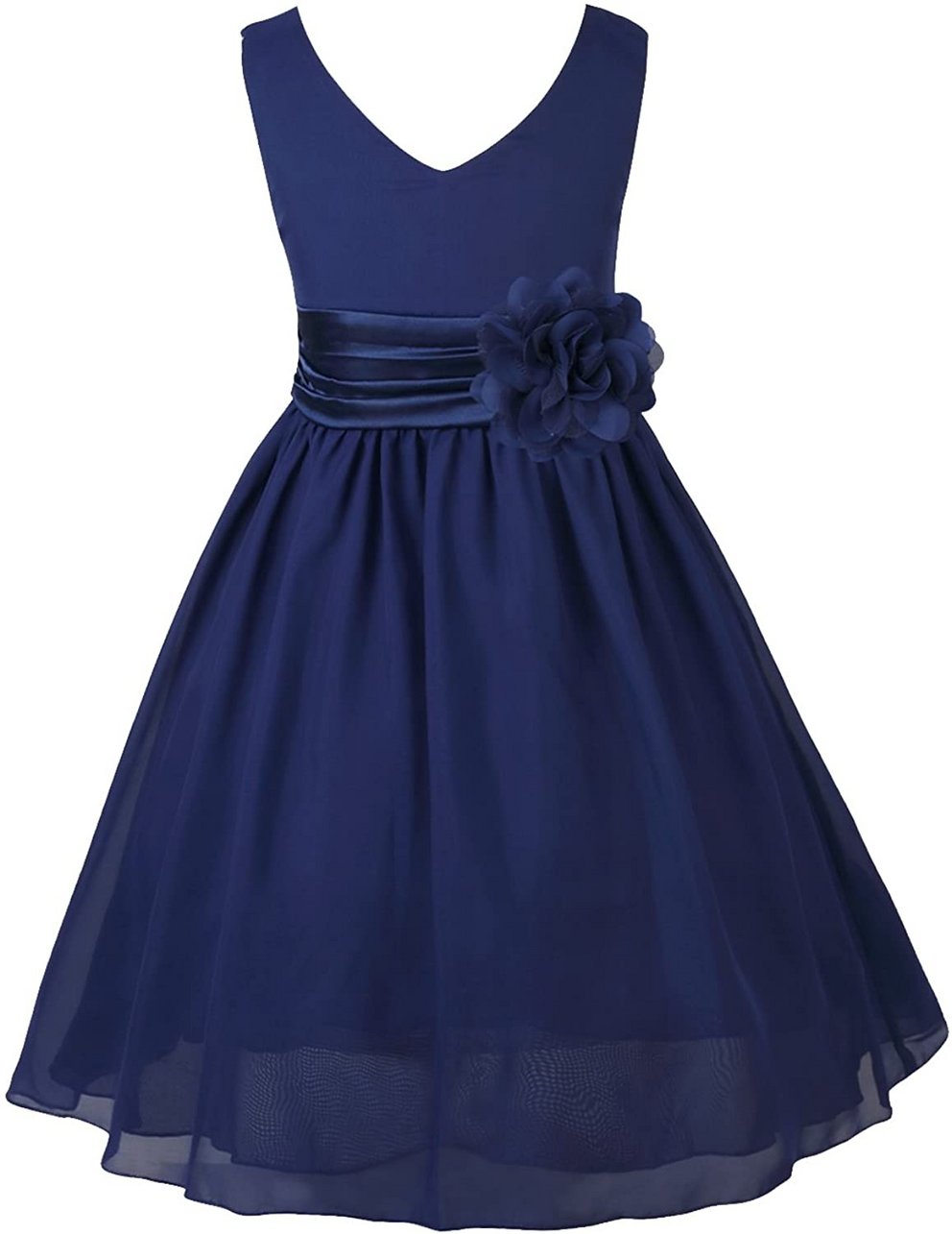 Taufkleider Mädchen: Wundervolles Prinzessinnenkleid in dunkelblau